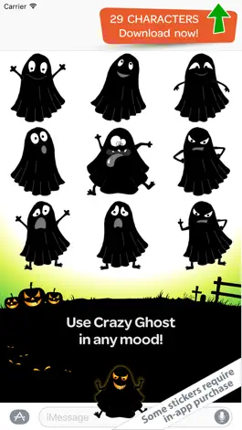 Game screenshot Crazy Ghost 2 - funny Stickers Smileys & Emoji hack