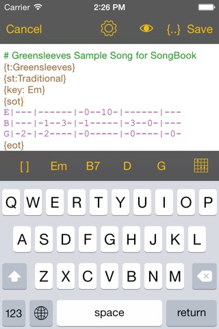 SongBook Chordpro screenshot 3