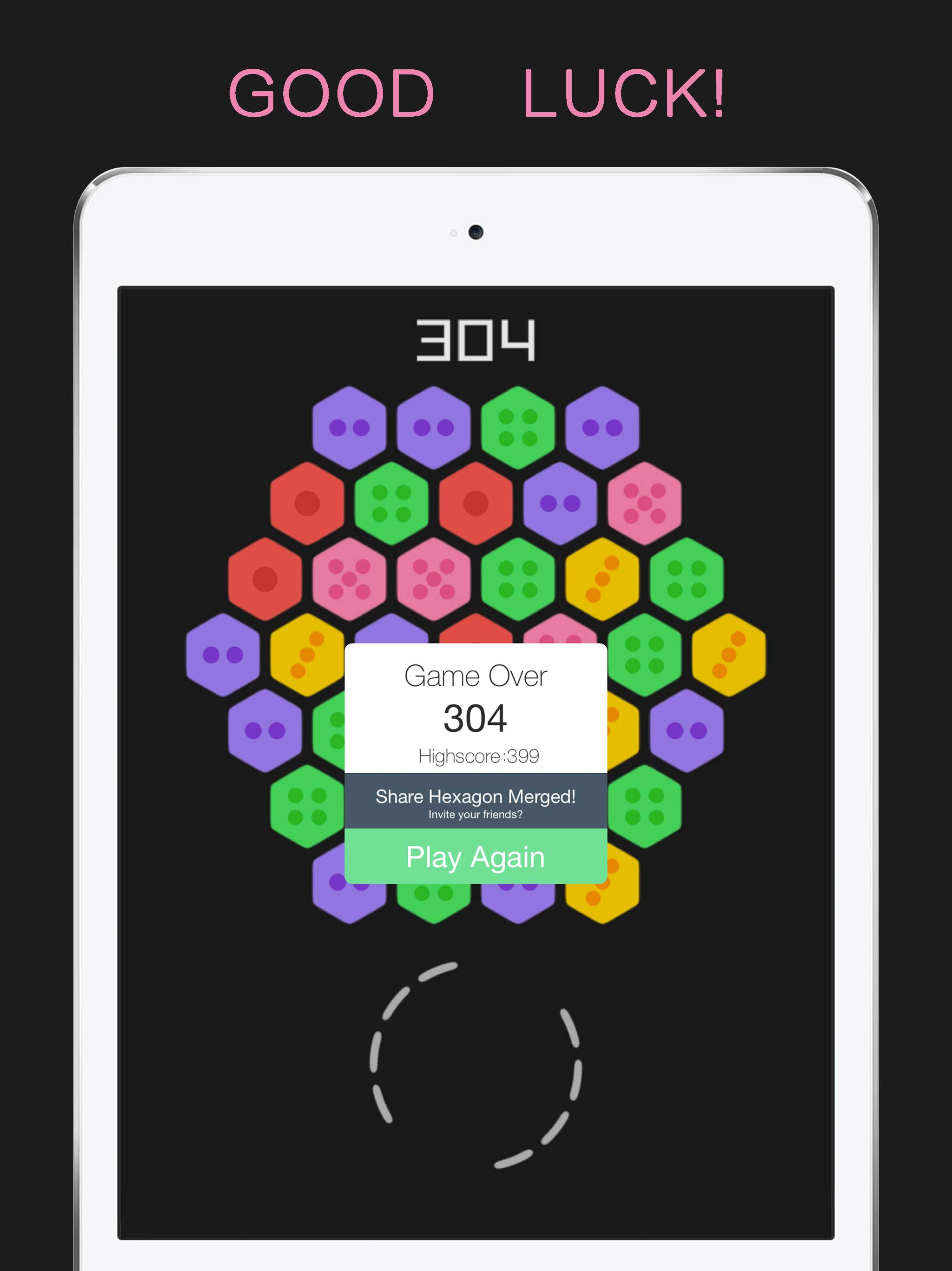 Hexagon Merged Cube - Six Sides Bricks Puzzle Game