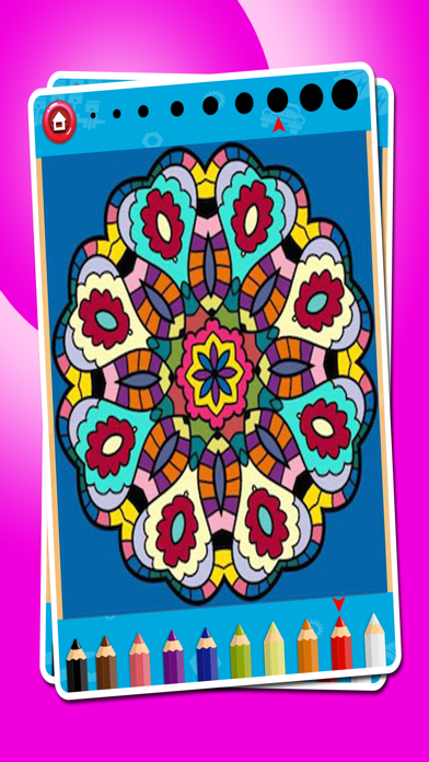 How to cancel & delete Mandala Coloring Book - Draw Paint Doodle Sketch tool & Coloring book for adults and kids from iphone & ipad 3