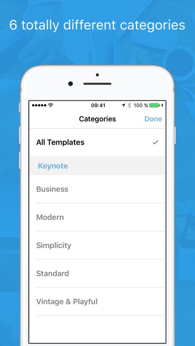 Templates for Keynote Professional Screenshot
