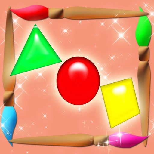 Kids Learn To Draw Shapes Icon