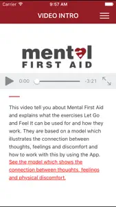 Mental First Aid screenshot #1 for iPhone