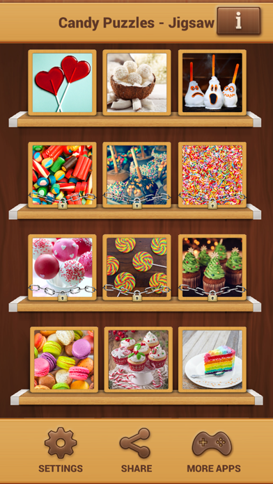 How to cancel & delete Candy Jigsaw Puzzles  - Fun Matching Games from iphone & ipad 1