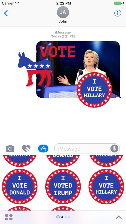 Election Stickers 2016