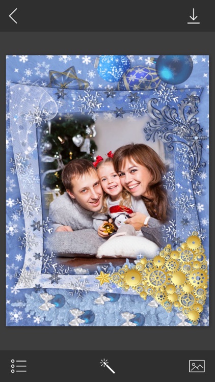 Santa Photo Frames - Frame editor