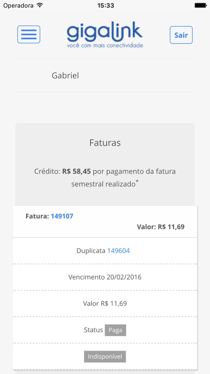 Minha Gigalink screenshot-4