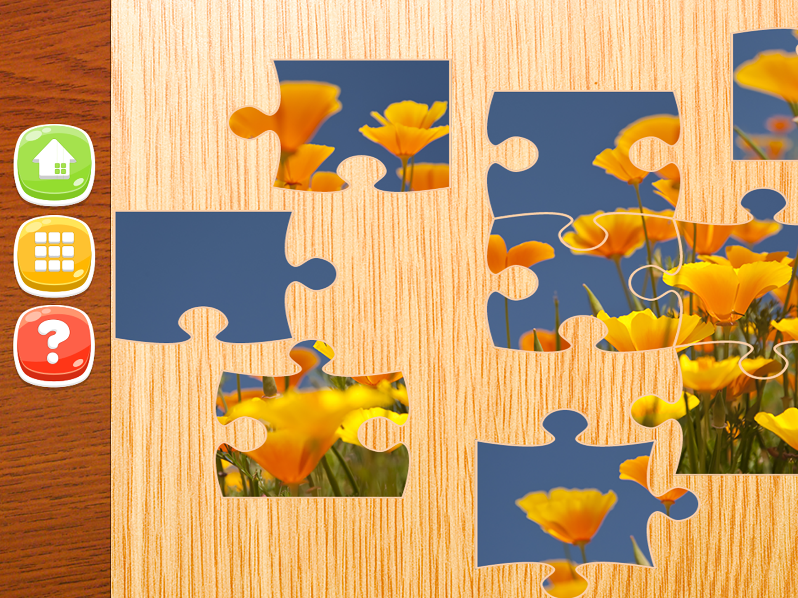 Flower Jigsaw Puzzle HD - New Jigsaw Games for Kids and Adults