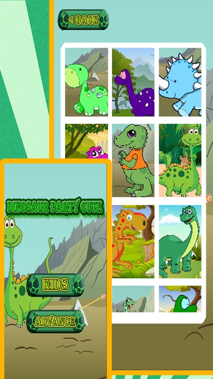 Puzzle Dinosaur Party Cute Jigsaw Fun Game Kids