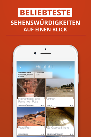 Jordanien - Reiseführer & Offline Karte screenshot 2