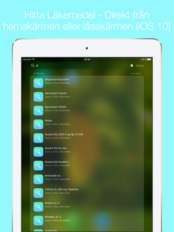 Screenshot #4 pour Hitta Läkemedel - Information för förskrivare