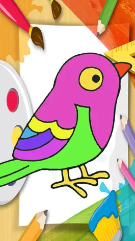 Game screenshot The Farm Animals Coloring for Kids Touch To Color apk