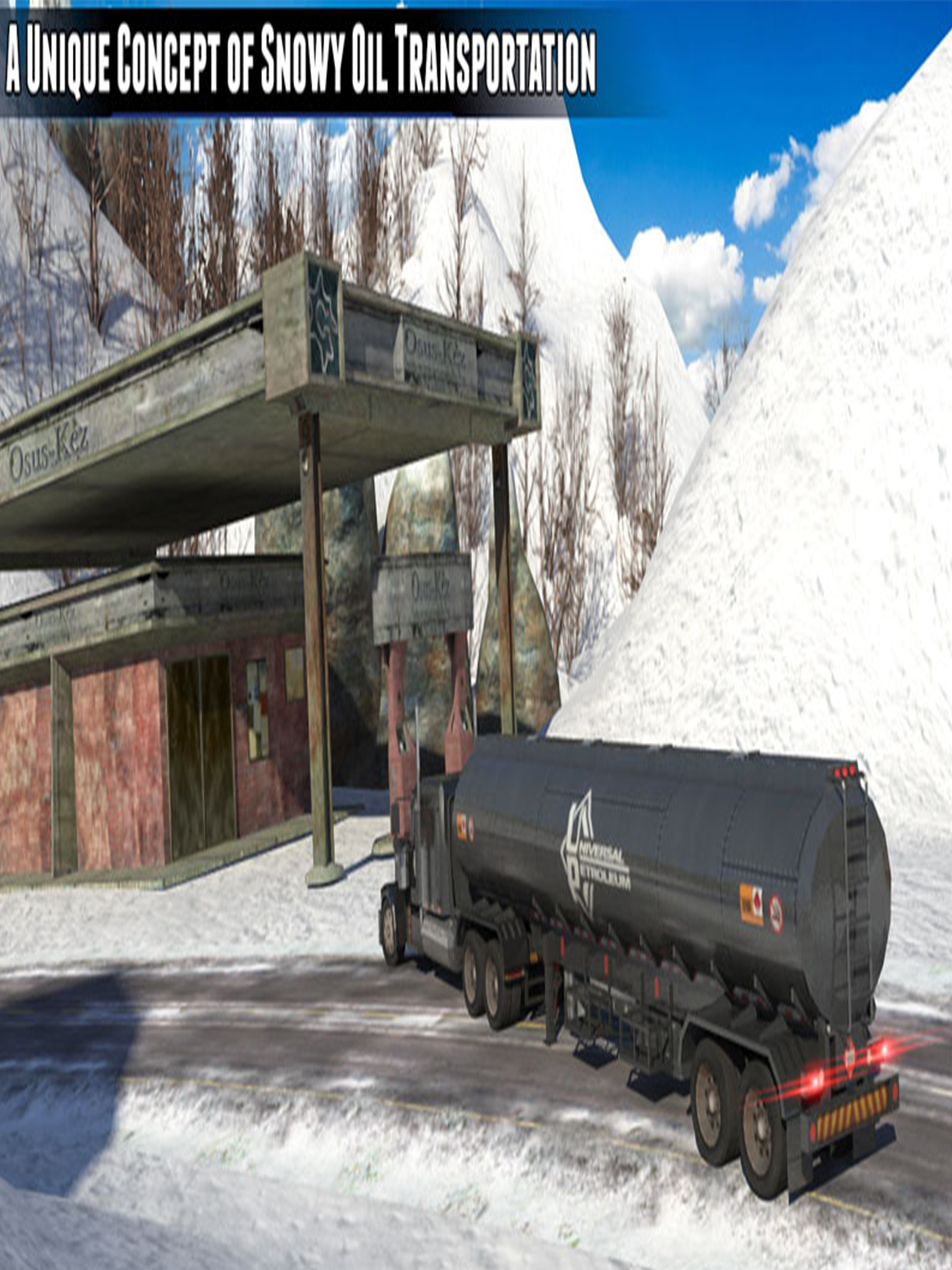 Up Hill Snow Truck Driver screenshot 8