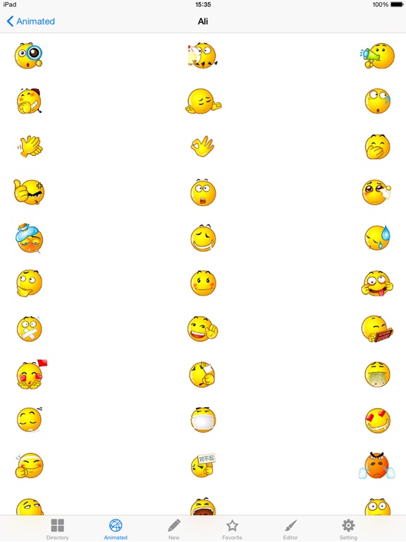 Screenshot #4 pour AA Emoji Keyboard - Animated Smiley Me Adult Icons