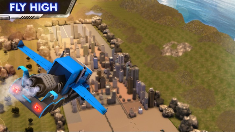 Modern Flying Truck Sim 3D screenshot-4