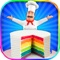 Rainbow Cake Maker - Cooking Rainbow Birthday Cake