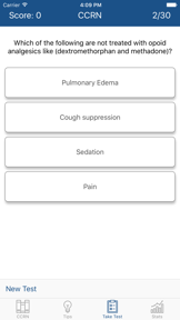 CCRN Tests -  Critical Care Registered Nurse screenshot