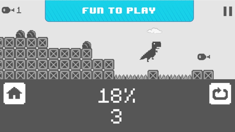 Jura Runner - The Jumping Chrome Dinosaur Game official gameplay screenshot 5