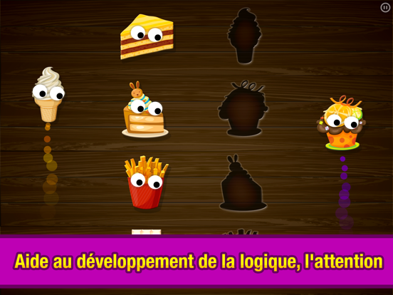Screenshot #5 pour Drôle de nourriture: jeux de puzzle éducatifs pour les enfants et les tout-petits