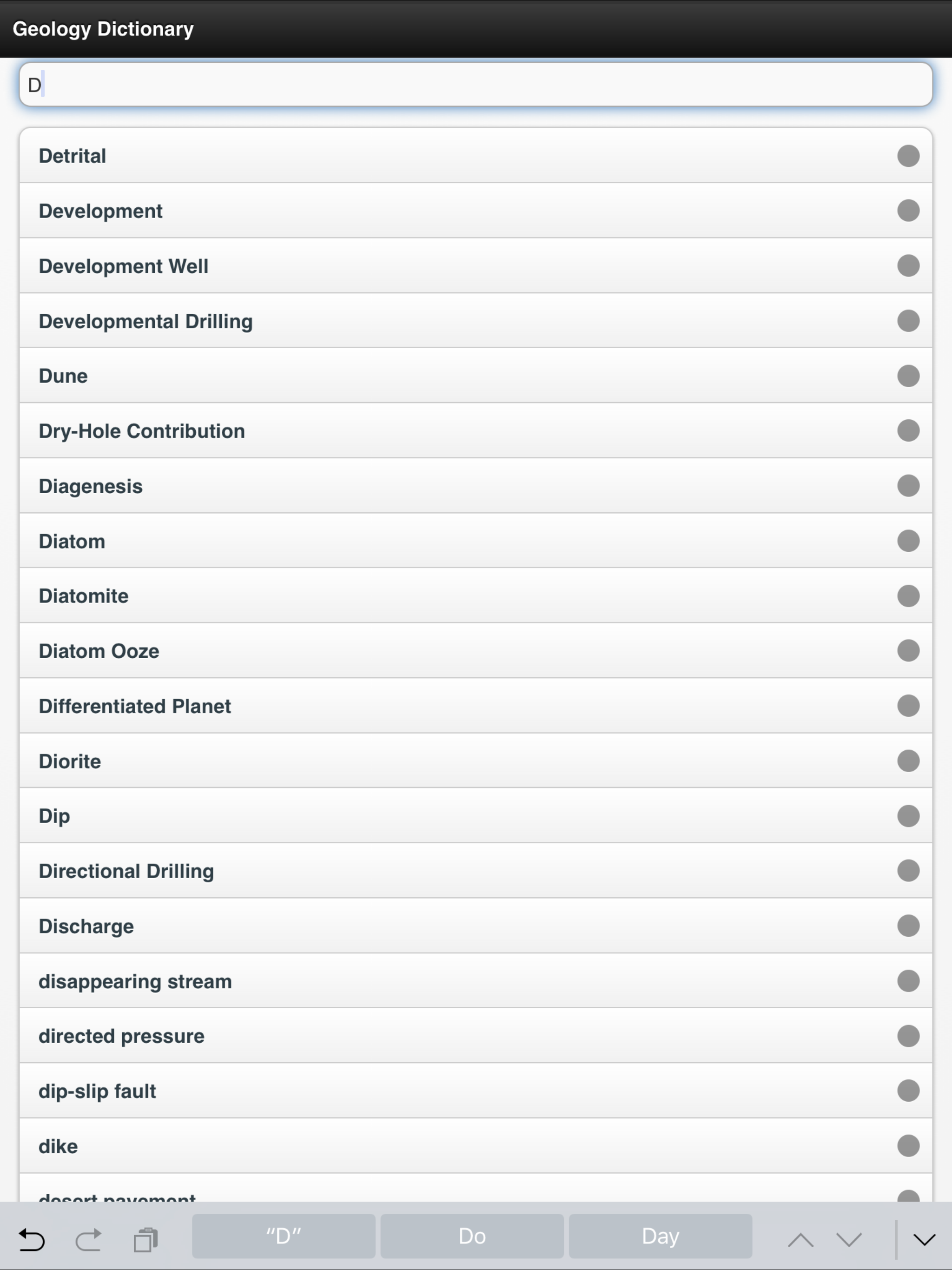 Geology Dictionary Offline screenshot 7