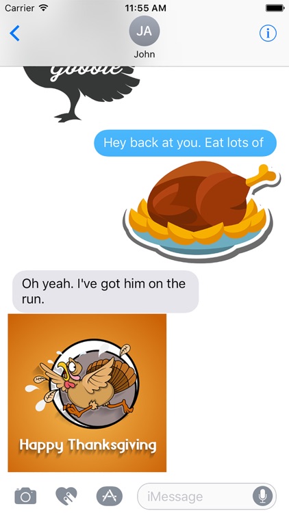 Hello Thanksgiving Stickers screenshot-3