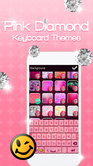 ピンク キーボード テーマ 贅沢な 背景 Iphone をapp Storeで
