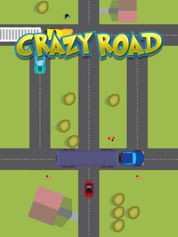 Crazy Road - Dash a Car Avoid Traffic Jam iPad screenshot