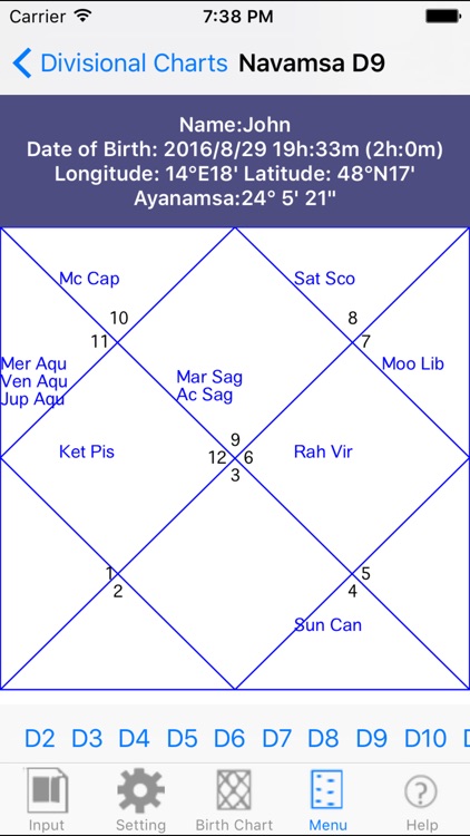 iHoroscope Vedic screenshot-3