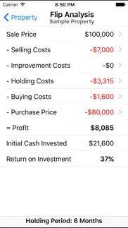 property fixer - real estate investment calculator iphone screenshot 4