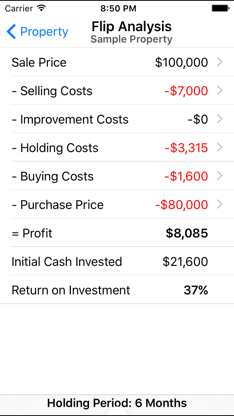 Property Fixer - Real Estate Investment Calculator screenshot 4
