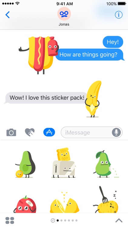 Moody Foodies – Animated Stickers screenshot-4