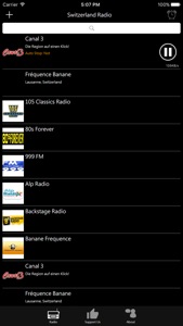 Swiss Radio - CH Radio screenshot #2 for iPhone