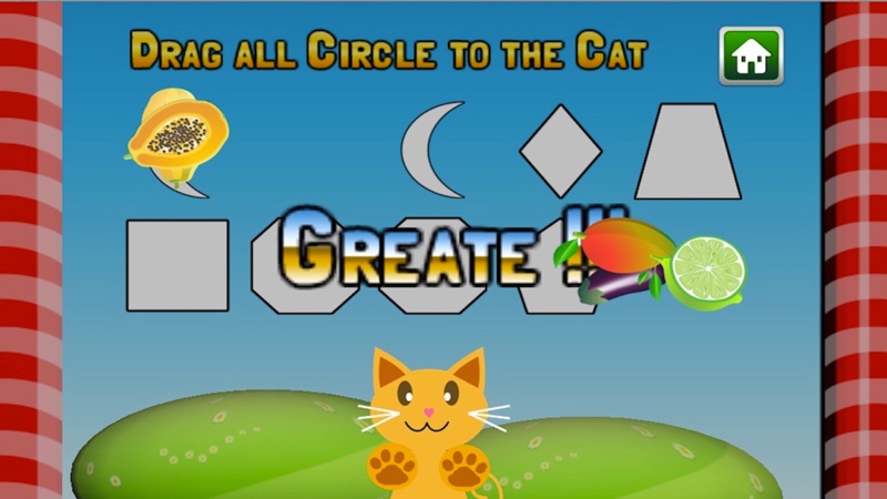 QCat - juego educativo forma niño (gratis) screenshot 5