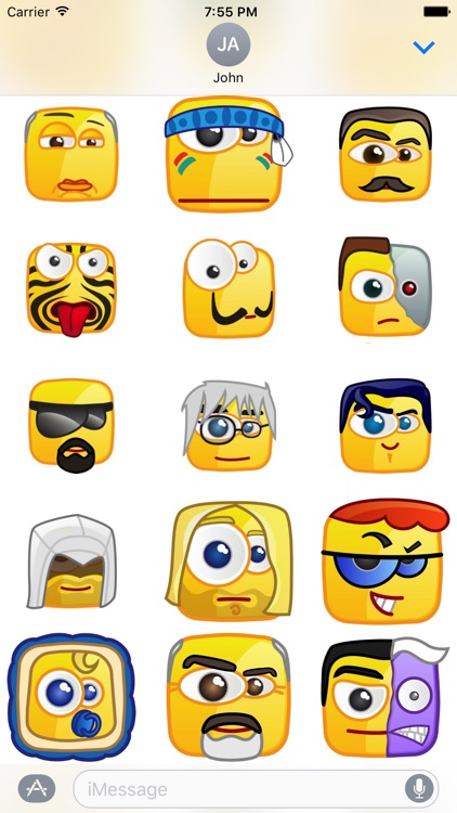 Square Emojis & Stickers For iMessage