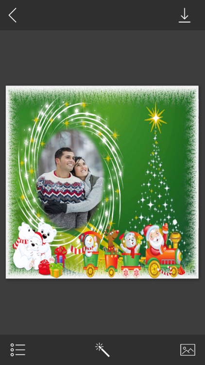 Santa Hd Frames - Art Photo frame
