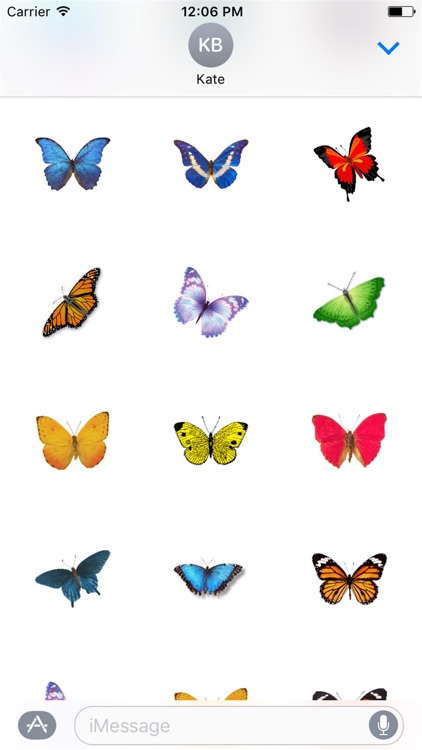 Lucky Butterfly Stickers