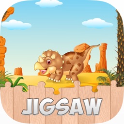 Dino Puzzle Jigsaw HD Games For Toddlers & Kids