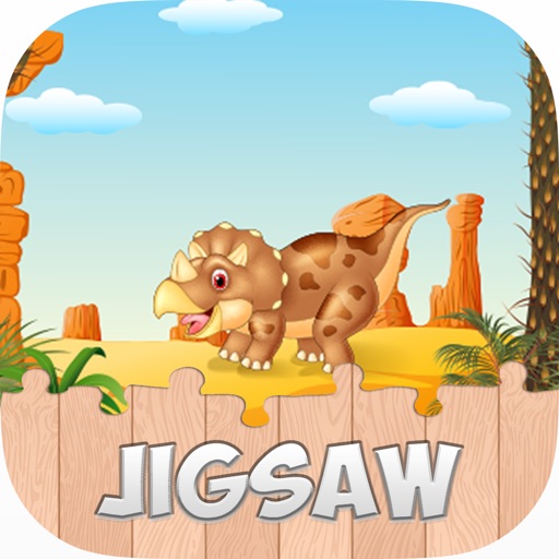 Dino Puzzle Jigsaw HD Games For Toddlers & Kids