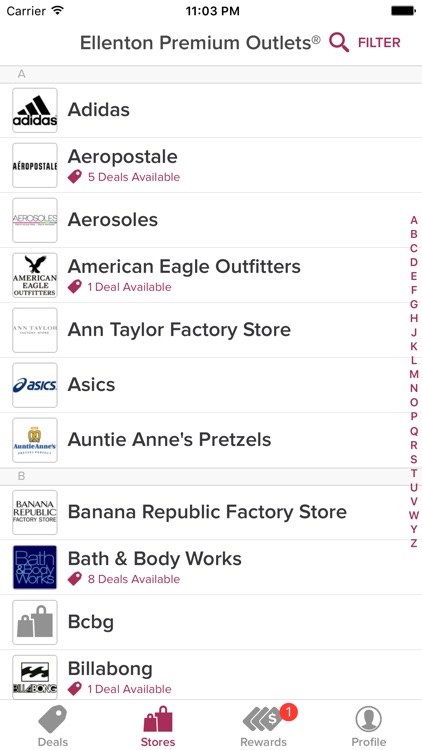 Ellenton Premium Outlets, powered by Malltip