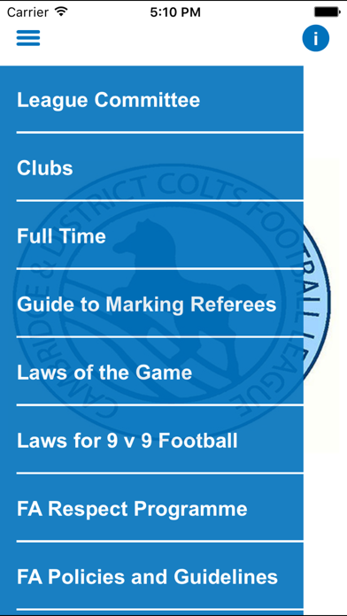 Screenshot #2 pour Cambridge & District Colts League