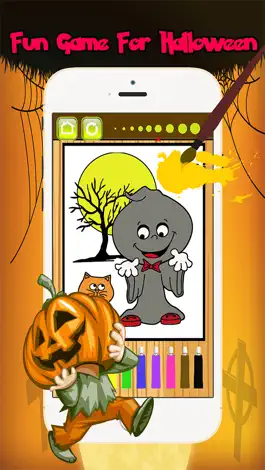 Game screenshot Halloween Coloring Book:Color Games For Adult Kids apk