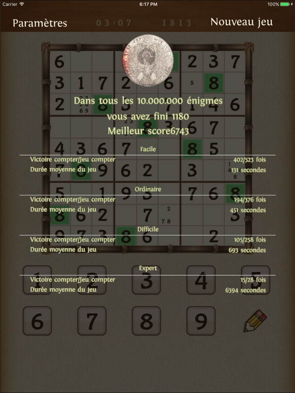 Screenshot #6 pour Sudoku Classic.