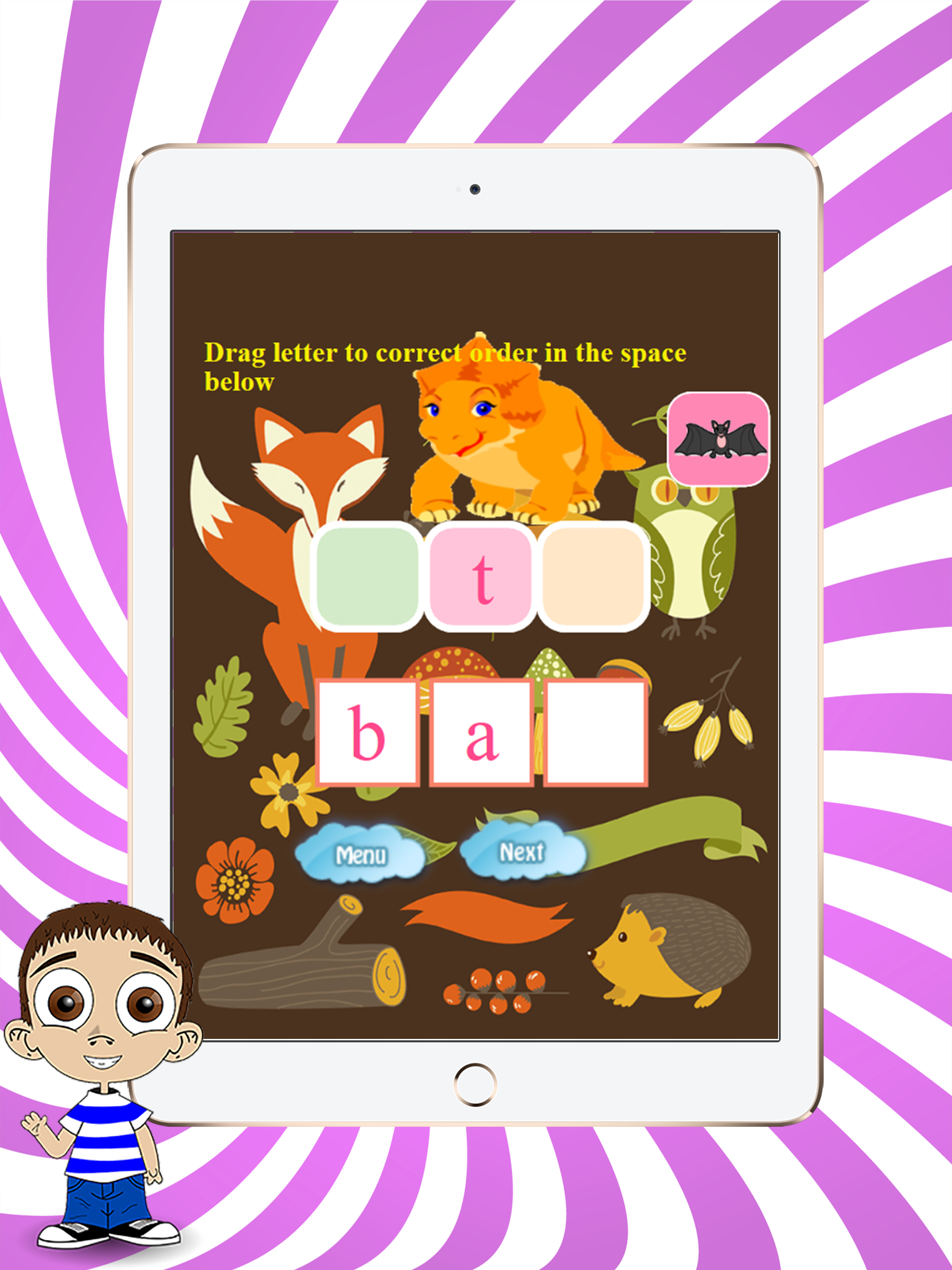 Cool Animal A-Z Alphabet Order Games with Song screenshot 3