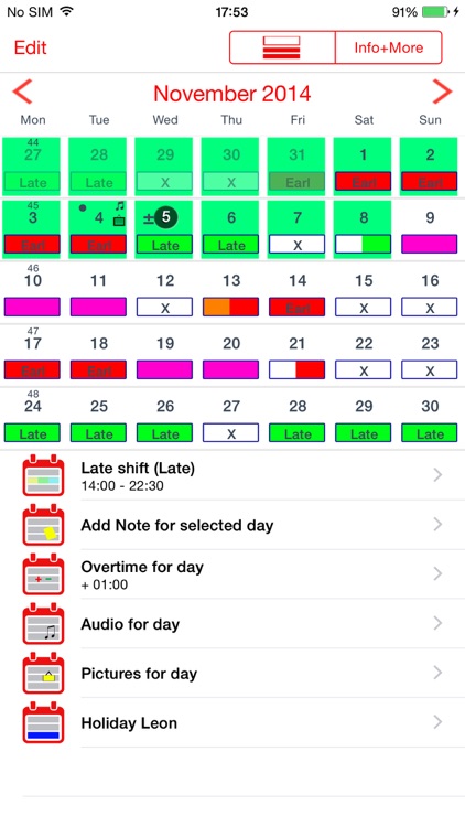 Roster-Calendar Pro