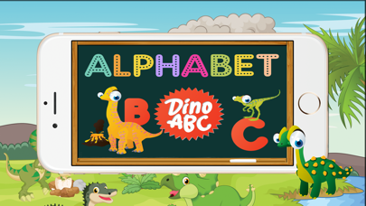 Screenshot #1 pour Abc dinosaur alphabet retracement flashcards pour
