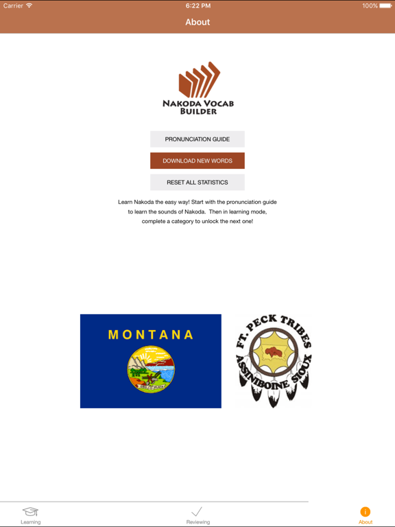Nakoda Vocab Builder iPad screenshot 5 - Education app