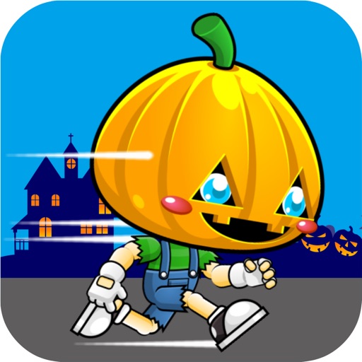 Pumpkins Man Run - endless fighter combat game