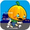Pumpkins Man Run - endless fighter combat game