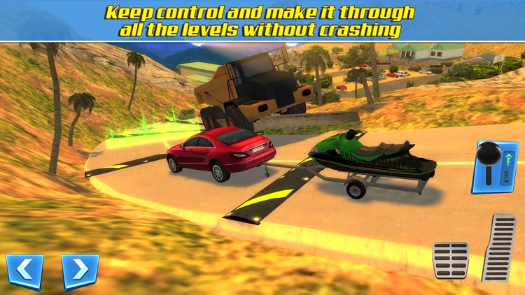 RV & Boat Towing Parking Simulator Real Road Car Racing Driving