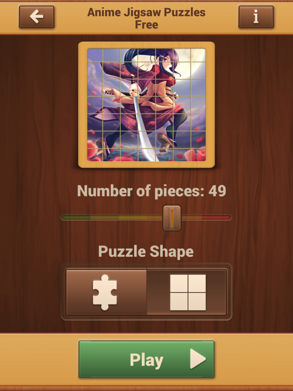 Anime Jigsaw Puzzles Free - Matching Puzzle Games iPad screenshot
